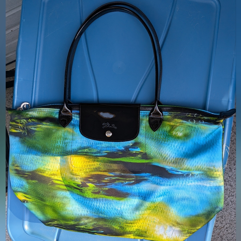 BNWT Limited edition Longchamp Neo Fantasie Le Pliage Nylon Shoulder Tote Bag